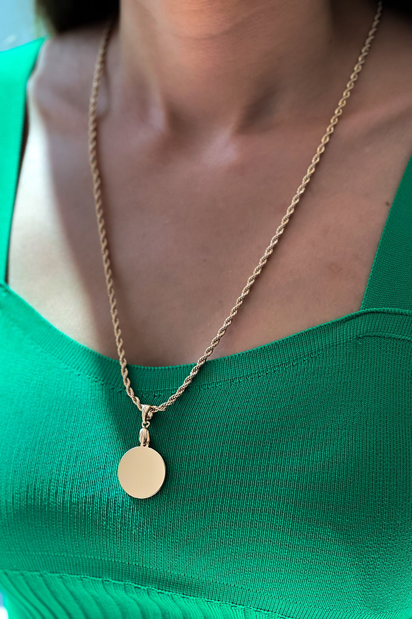 Stainless Steel Round Necklace