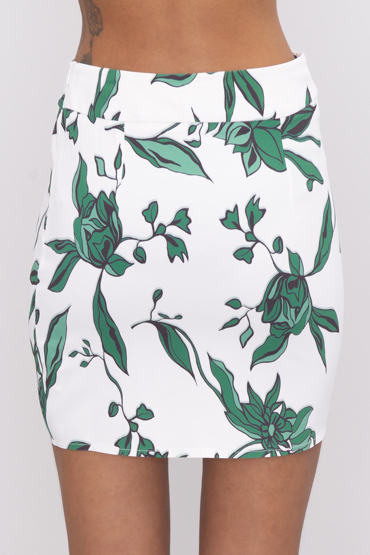 Green Sweetheart Neckline Ruched Blouse & Single Slit Skirt