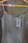 Silver Unlined Mesh Dress & Bikini Cover-Up