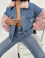 Pink Lightweight Denim Jacket