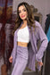 Purple Plisse 2 Pieces Set