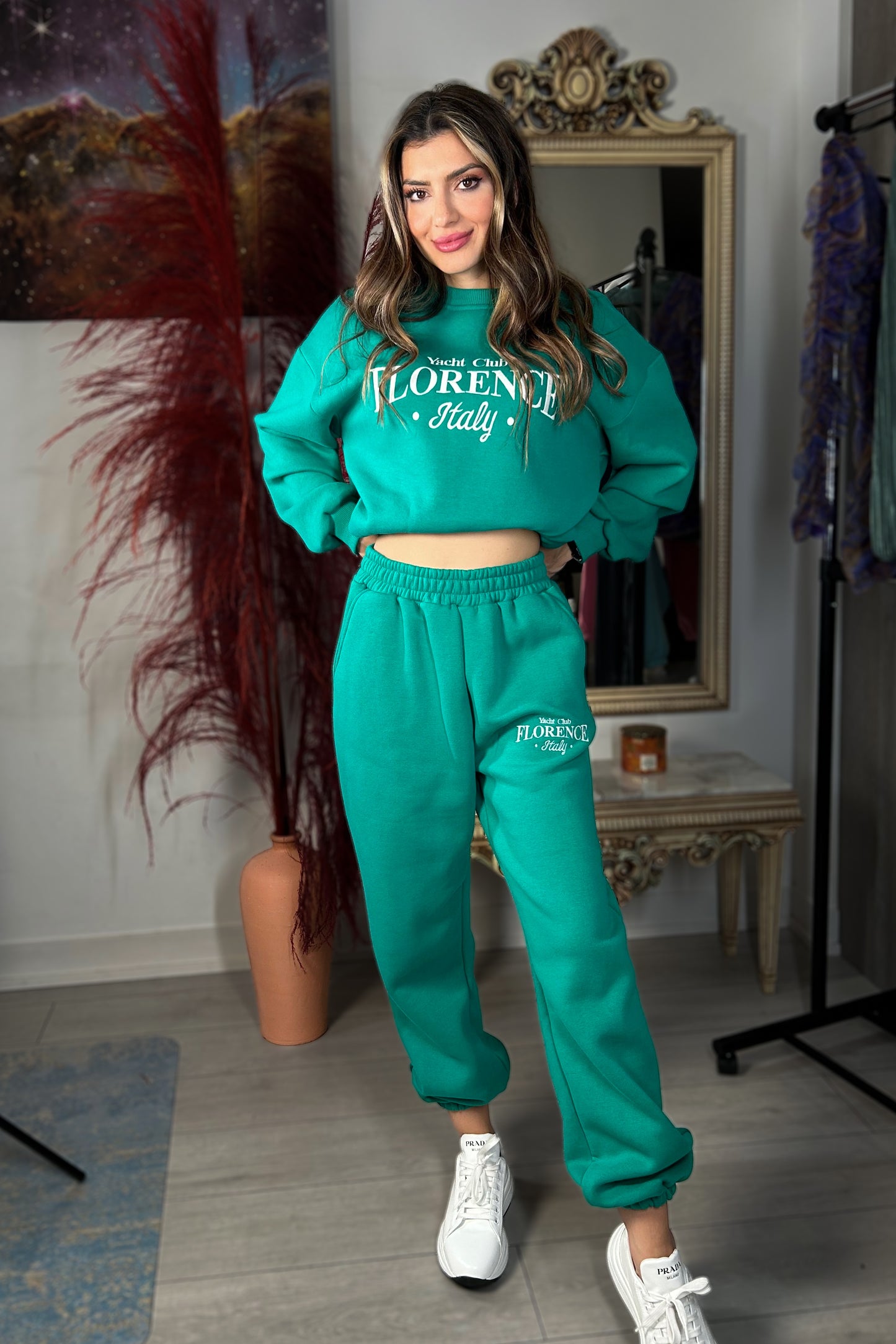 Florence Tracksuit 2 Piece Sweatshirt & Sweatpants Set