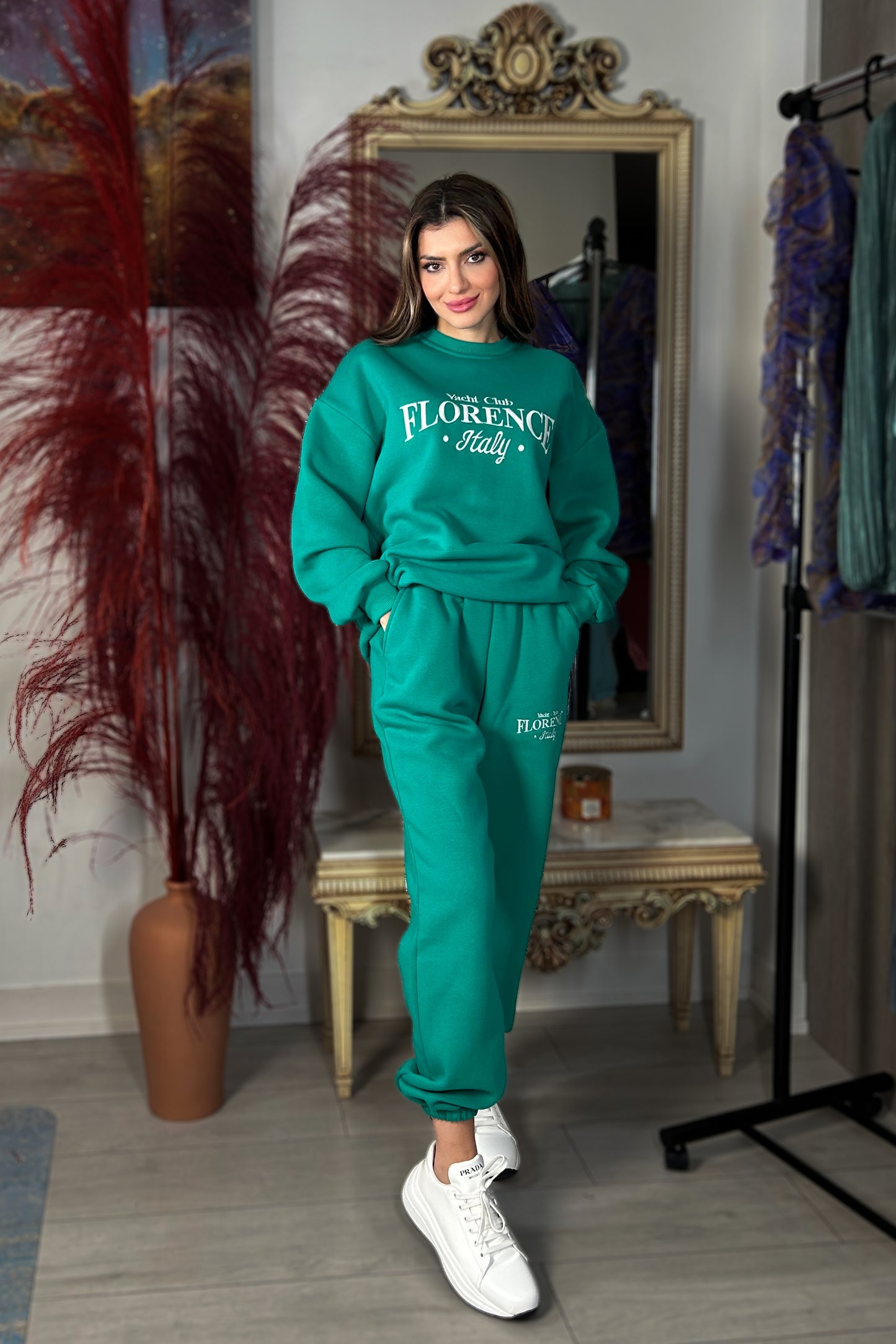 Florence Tracksuit 2 Piece Sweatshirt & Sweatpants Set