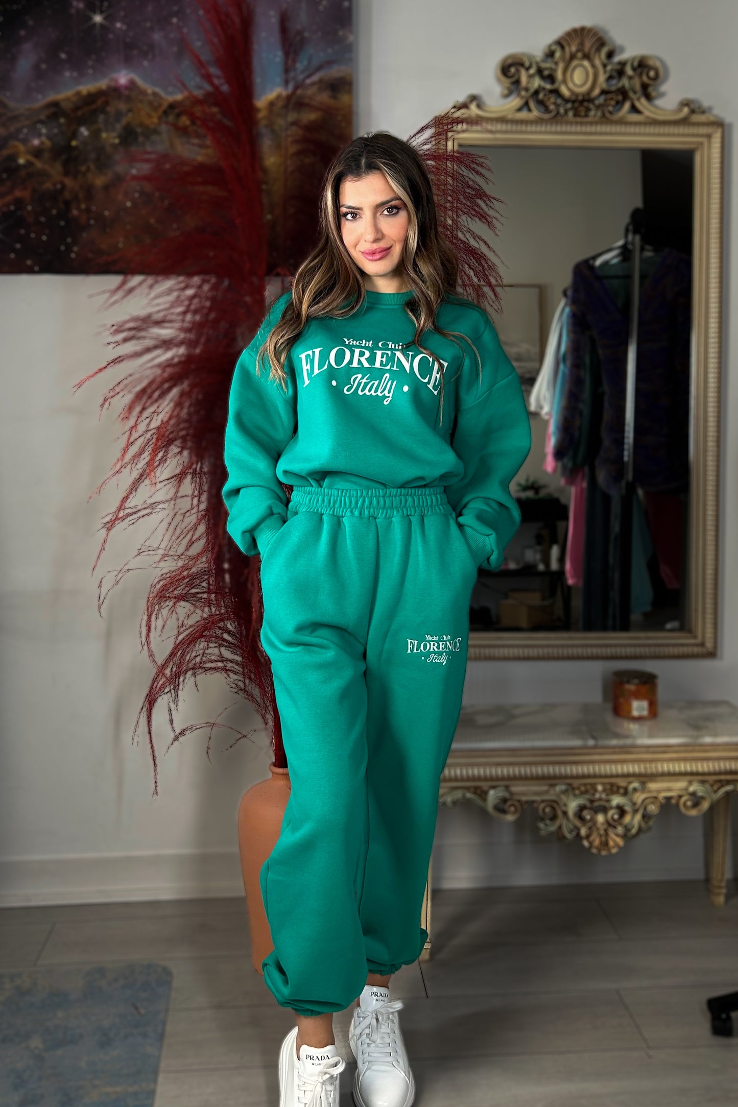 Florence Tracksuit 2 Piece Sweatshirt & Sweatpants Set