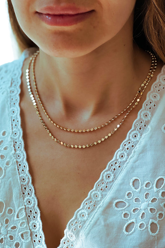 Dainty Chain Gold Plated Necklace