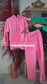 Pink Tracksuit 2 Pieces Set